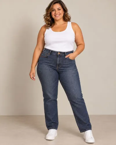 Calça TACO 46 modelo straight, feminina. Perfeita!