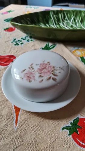 Manteigueira Porcelana Renner