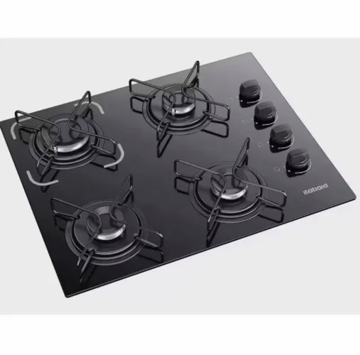Fogão Cooktop Itatiaia + Balcão Branco Nicioli