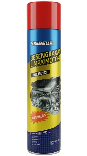 Desengraxante Limpa Motor - Limpa Maquinas Industriais Visbella 750 Ml