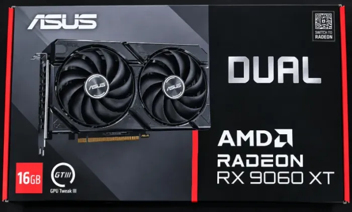 Placa de Vídeo AMD RX 9060 XT 16GB ASUS