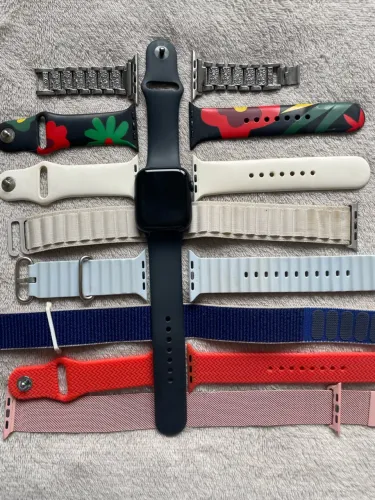 Apple Watch Série 8 - Perfeito Estado, 45mm modelo Midnight 