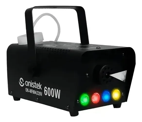 Máquina Fumaça 600w Eventos Canhão 4 Leds Rgb Colorido