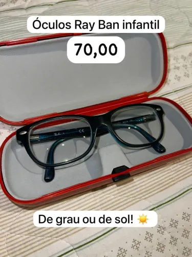 Óculos Rayban acetato azul infantil