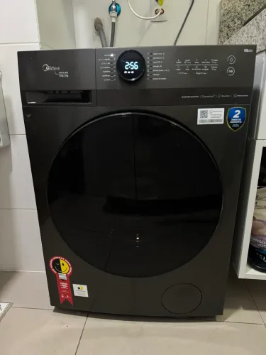 Lava e Seca Midea 11kg/7kg Inverter Preta - Perfeita - Motivo mudança