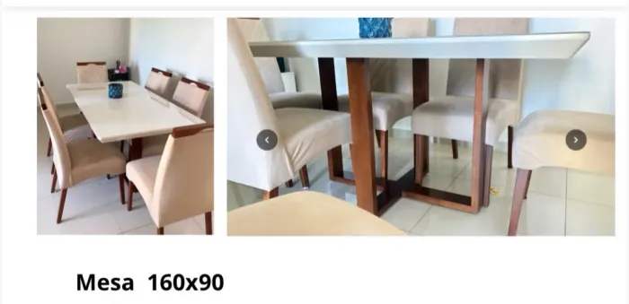 Mesa e cadeiras