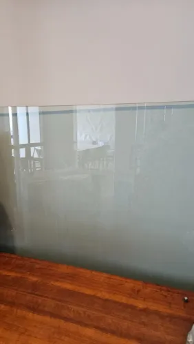 Tampo de vidro mesa quadrada