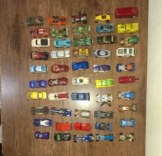Coleção de carrinhos da Hot Wheels