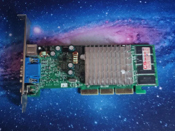 Placa de vídeo AGP de 128mb
