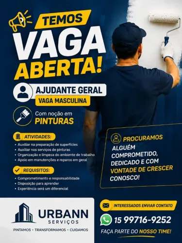 Temos vagas