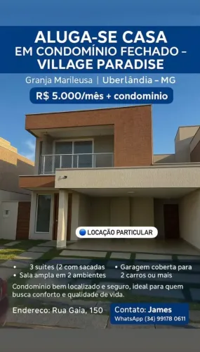 SOBRADO EM CONDOMÍNIO FECHADO - GRANJA MARILEUSA