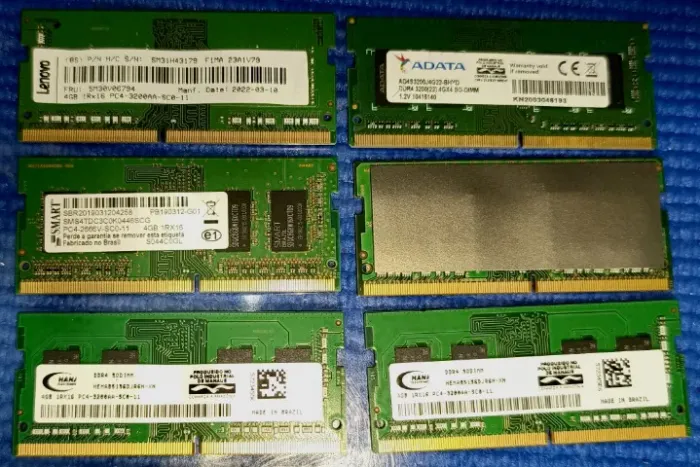 Memória RAM DDR4 4GB 3200MHz SODIMM Para Notebook