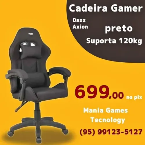 cadeira gamer nova na caixa