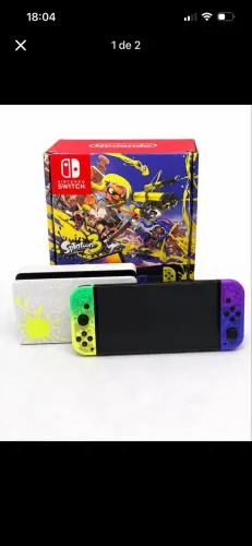 Nintendo switch Oled Desbloqueado - Edição Splatoon 3