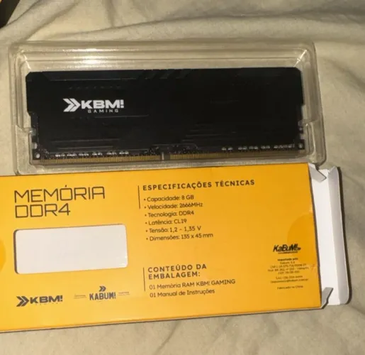Memória RAM DDR4 2x8gb KBM! 2666Mhz cl19