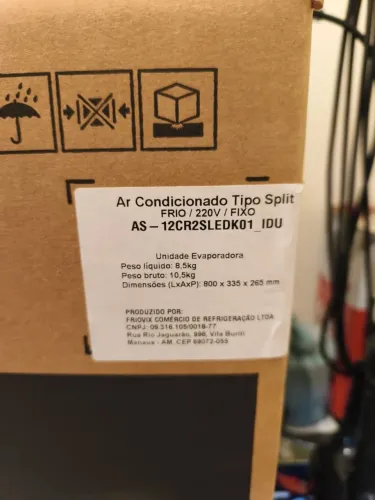 AR CONDICIONADO SPLIT 12.000BTU 220V