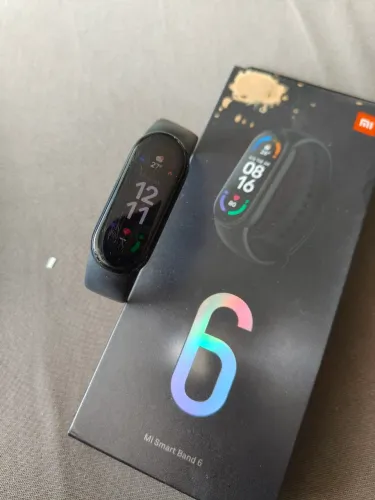 Smartband mi Band 6 com 2 pulseiras, protetor de tela e caixa
