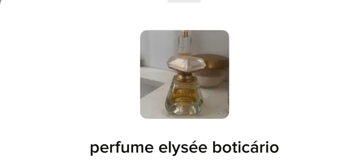 Perfume Elise o Boticário