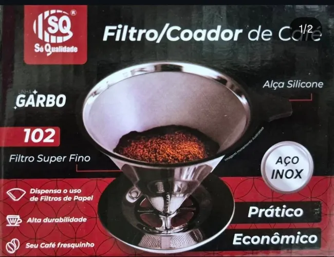 COADOR DE CAFE EM ACO INOX REF: SQ-4379