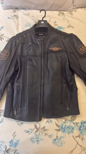 Jaqueta de Couro Legítimo Harley Davidson