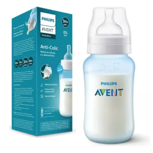 Mamadeira philips avent pétala anticólica 3m+