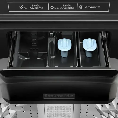 Lavadora de Roupas Panasonic 12Kg Lavagem Ciclone NA-F120B1 Titânio