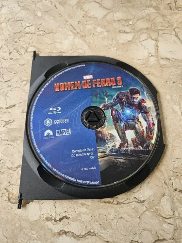 Blu-ray Homem De Ferro 3 - Apenas Disco Original (Marvel)