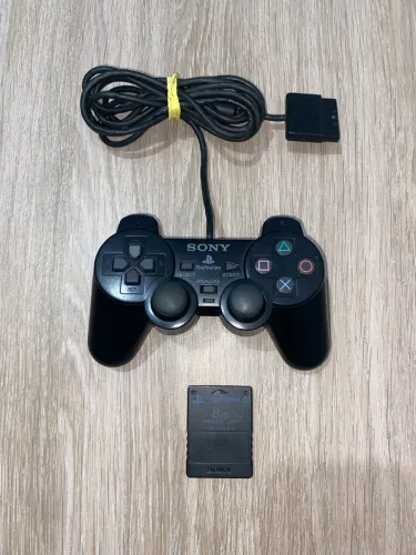 Controle e Memory card Originais Ps2