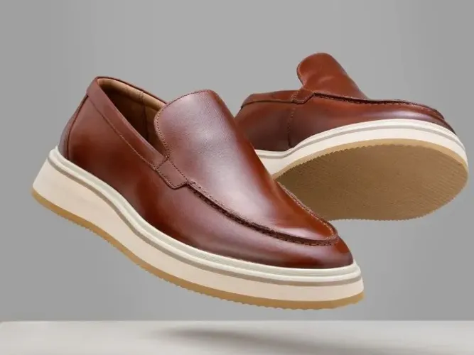 Loafer e mocassim masculino de couro - preço de fábrica