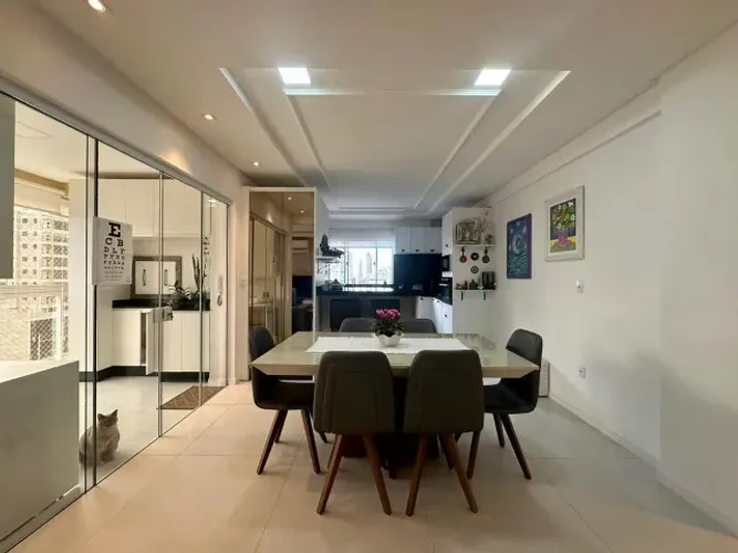 Apartamento Mobiliado com 03 Suítes à Venda Meia praia - Itapema | 128 m² | Lazer Completo