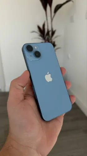 iPhone 14 128gb azul, loja física 