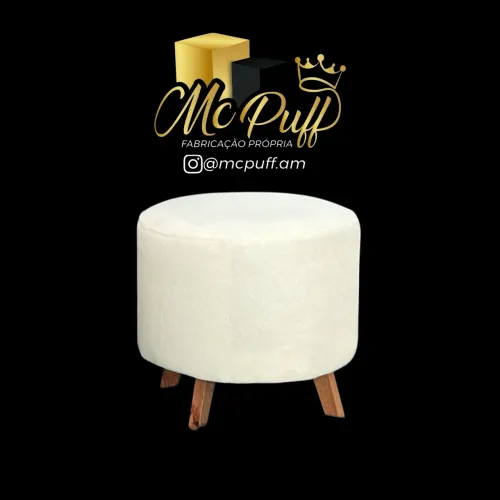 Puff Retrô Redondo