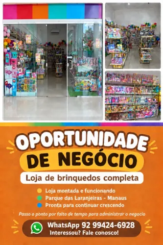 Oportunidade de negócio - Loja de Brinquedos