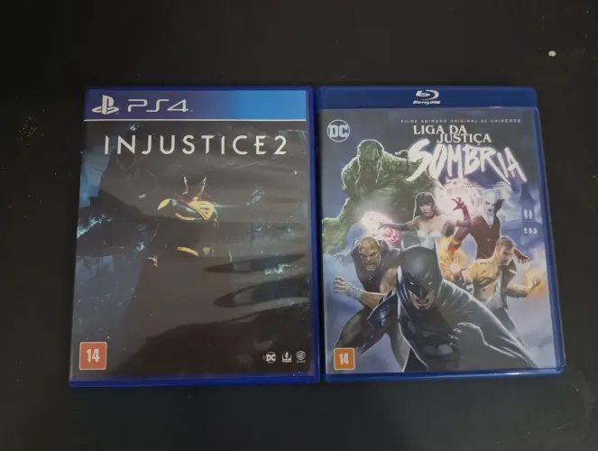 Promoção Box Injustice 2 PS4 + Liga da Justiça Sombria( ACEITO CREDISHOP)