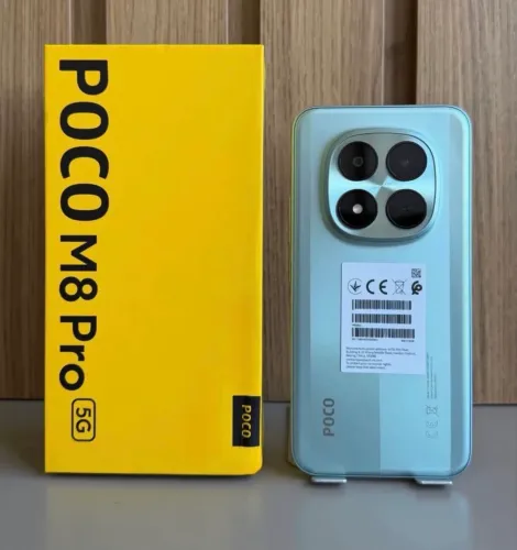 Xiaomi Poco M8 Pro 5G 256+8 Ram - Loja Física BH Em Até 18x