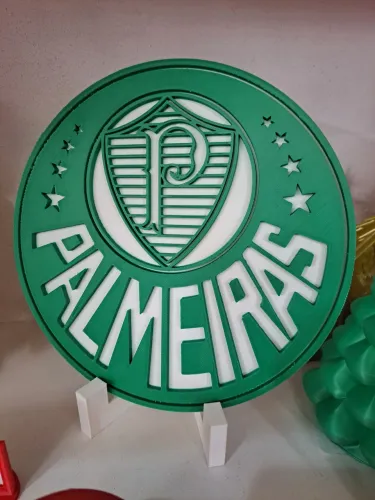 Placa Palmeiras 3D - Decorativa 
