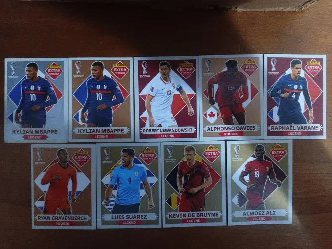 Figurinhas legends copa 2022