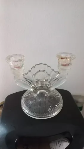Candelabro de vidro