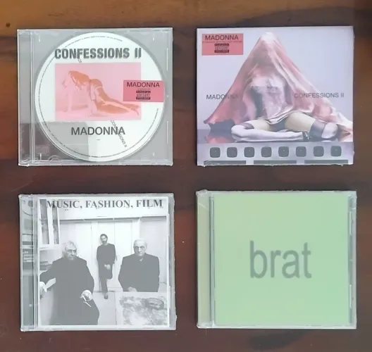 CDs LACRADOS Madonna Charli XCX lançamentos