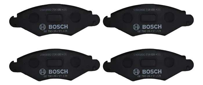 Jg Pastilha De Freio Bosch Peugeot 207 2007 A 2014  Jogo Pastilhas Freio Original Bosch Di