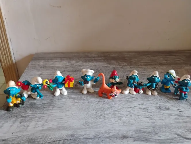 Figuras Smurfs peyo coleção oficial anos 80
