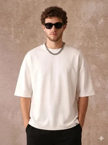 Kit 2 Camisetas Masculinas Oversized - Novas no
