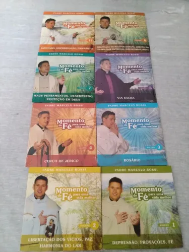 Coleção CDs Padre Marcelo Rossi Momento de Fé + 4 CDs Extras
