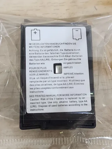 Tampa para pilhas do controle de Xbox360 na cor preta