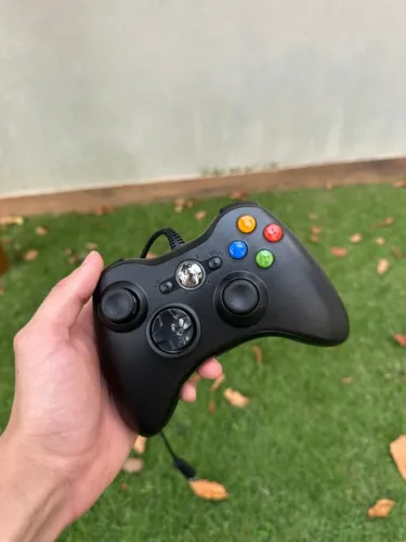 Controle Xbox 360 com fio para PC, USB, perfeito estado