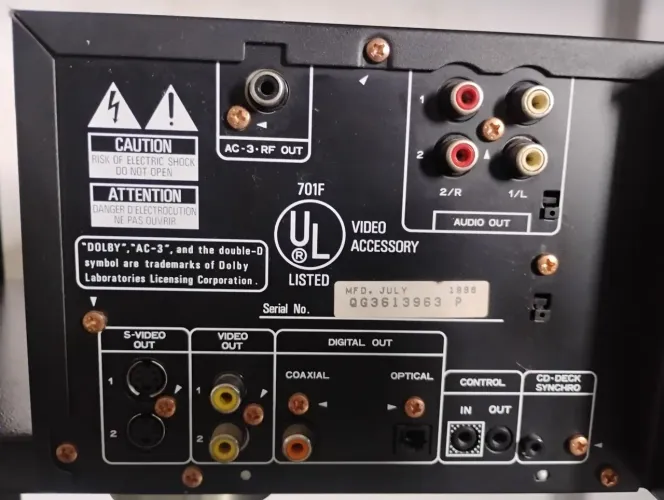 Pioneer cld d704