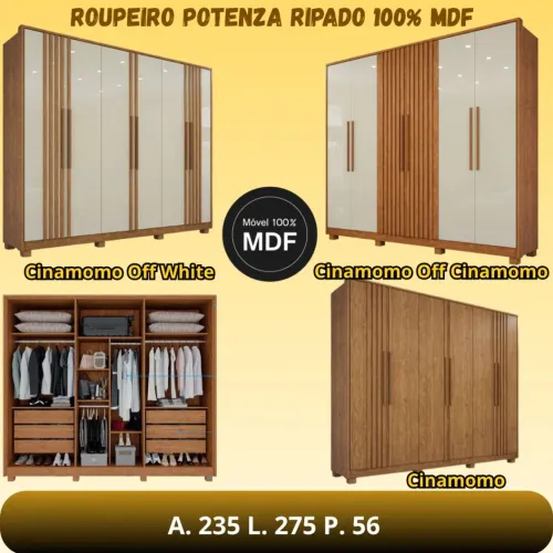 ROUPEIRO POTENZA 6PTS PRIME C/ RIPADO