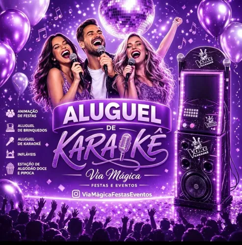 Karaokê/ Máquina De Karaokê/ Alugo Pro Fim De Semana