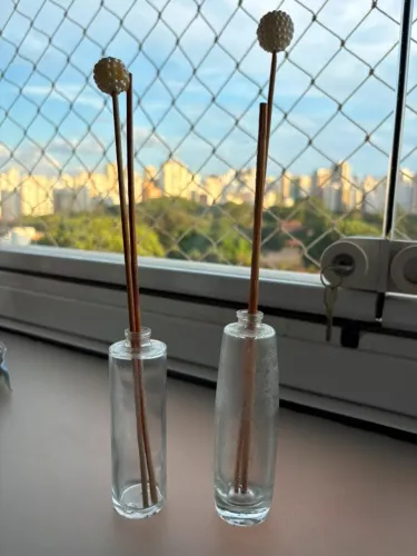 Kit 2 Frascos de Vidro para Difusor de Ambiente / Aromatizador