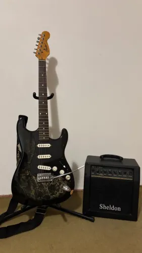 Kit Guitarra Condor RX-20S Stratocaster + Amplificador Sheldon GT150 + Acessórios
